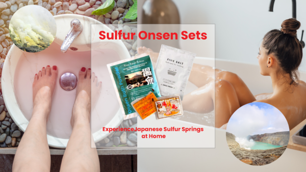 Sulfur Onsen Sets - 3 Pack – Experience the Iconic Japanese Sulfur Hot Springs at Home