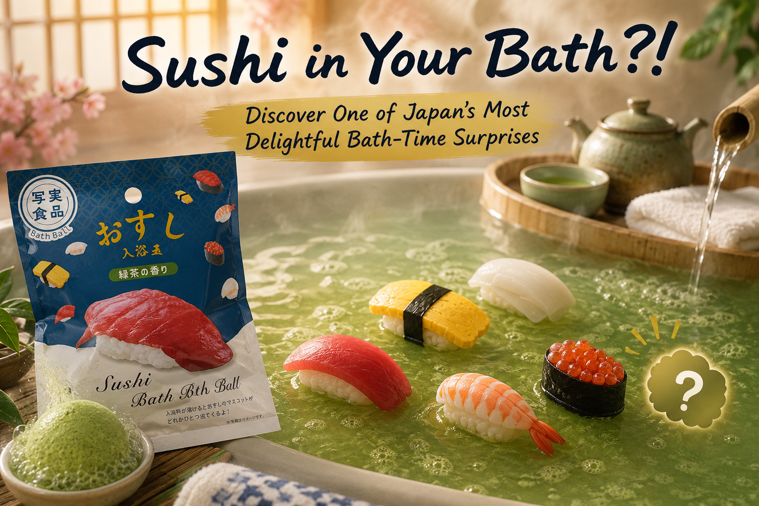 Sushi in Your Bath?!